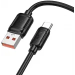 Кабель Hoco X115 51974 USB (m)-USB Type-C (m) 1.2м черный