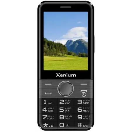 Мобильный телефон Xenium X800 черный моноблок 2Sim 2.8" 240x320 Spreadtrum ThreadX RTOS 0.3Mpix GSM900/1800 MP3 FM microSD max32Gb
