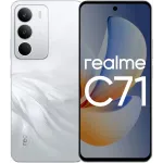 Смартфон Realme RMX5303 C71 128Gb 8Gb белый моноблок 3G 4G 2Sim 6.67" 720x1604 Android 15 50Mpix 802.11 a/b/g/n/ac NFC GPS GSM900/1800 GSM1900 Protect FM microSD max2048Gb