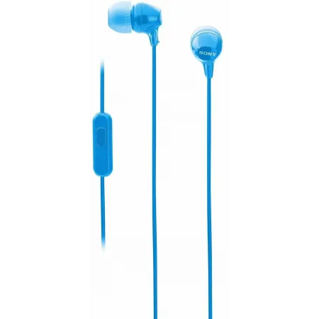 Гарнитура внутриканальные Sony MDR-EX14AP 1.2м синий проводные в ушной раковине (MDREX14APLIZIN) Гарнитура внутриканальные Sony MDR-EX14AP 1.2м синий проводные в ушной раковине (MDREX14APLIZIN)