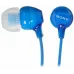 Гарнитура внутриканальные Sony MDR-EX14AP 1.2м синий проводные в ушной раковине (MDREX14APLIZIN) Гарнитура внутриканальные Sony MDR-EX14AP 1.2м синий проводные в ушной раковине (MDREX14APLIZIN)