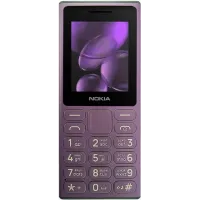 Мобильный телефон Nokia 108 DS TA-1627 фиолетовый моноблок 2Sim 2" 126x160 Series 30+ GSM900/1800 Protect MP3 FM microSD max32Gb