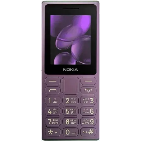 Мобильный телефон Nokia 108 DS TA-1627 фиолетовый моноблок 2Sim 2" 126x160 Series 30+ GSM900/1800 Protect MP3 FM microSD max32Gb