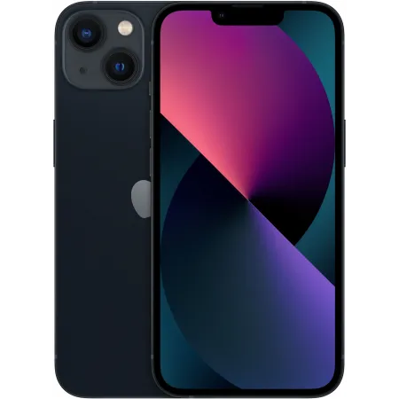 Смартфон Apple A2633 iPhone 13 128Gb 4Gb темная ночь моноблок 3G 4G 1Sim 6.1" 1170x2532 iOS 15 12Mpix 802.11 a/b/g/n/ac/ax NFC GPS GSM900/1800 GSM1900 Protect