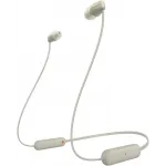 Гарнитура внутриканальные Sony WI-C100 бежевый беспроводные bluetooth шейный обод (WI-C100/CZ)