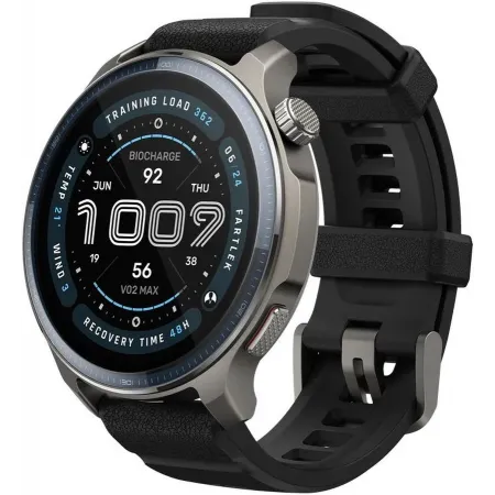 Смарт-часы Amazfit Balance 2 A2430 1.5" TFT корп.серый рем.черный разм.брасл.:140-210мм (6972596108955)