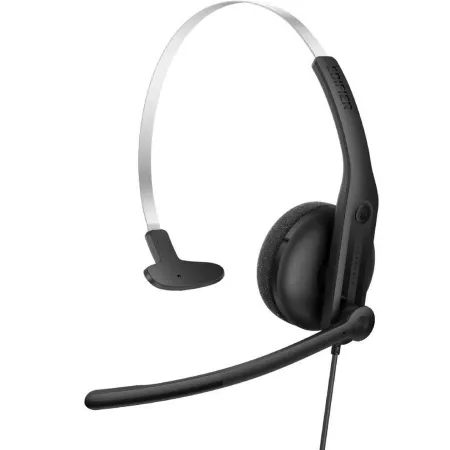 Гарнитура накладные Edifier CC100 1.5м черный проводные оголовье