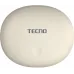 Гарнитура внутриканальные Tecno TU01 кремовый беспроводные bluetooth в ушной раковине (TU01 AIR GREAMY WHITE)