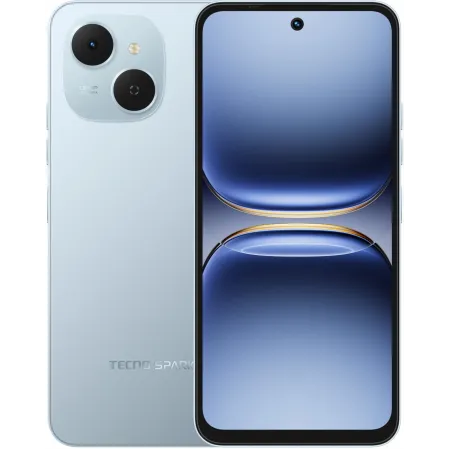 Смартфон Tecno Spark 40C 128Gb 8Gb белый моноблок 3G 4G 6.67" 720x1600 Android 14 Go 13Mpix 802.11 a/b/g/n/ac NFC GPS GSM900/1800 Protect