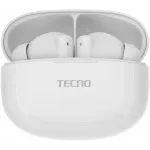 Гарнитура внутриканальные Tecno Buds 4 Air BD04 белый беспроводные bluetooth в ушной раковине (BD04 AIR WHITE)
