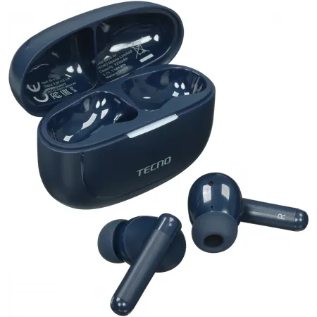 Гарнитура внутриканальные Tecno BD04 синий беспроводные bluetooth в ушной раковине (BD04 AIR MIDNIGHT BLUE)
