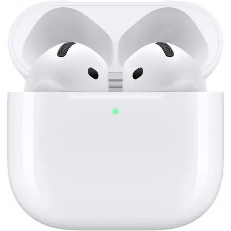 Гарнитура вкладыши Apple AirPods 4 ANC A3055,A3056,A3059 белый беспроводные bluetooth в ушной раковине (MXP93ZM/A)