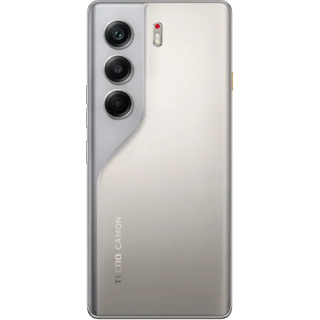 Смартфон Tecno Camon 40 Pro 5G 256Gb 12Gb титановый моноблок 3G 4G 2Sim 6.78" 1080x2436 Android 15 50Mpix 802.11 a/b/g/n/ac/ax NFC GPS GSM900/1800 GSM1900 Protect FM