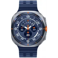 Смарт-часы Samsung Galaxy Watch Ultra LTE 47мм 1.5" AMOLED корп.серый рем.синий (SM-L705FZB1CAU)