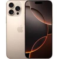 Смартфон Apple A3296 iPhone 16 Pro Max 512Gb бежевый титан моноблок 3G 4G 1Sim 6.9" 1320x2868 iOS 18 48Mpix 802.11 a/b/g/n/ac/ax/be NFC GPS Protect