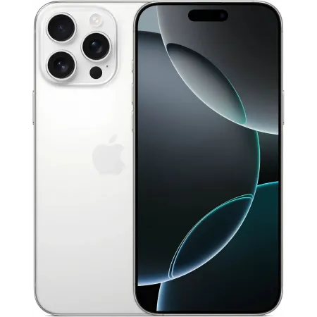 Смартфон Apple A3296 iPhone 16 Pro Max 512Gb белый титан моноблок 3G 4G 1Sim 6.9" 1320x2868 iOS 18 48Mpix 802.11 a/b/g/n/ac/ax/be NFC GPS Protect