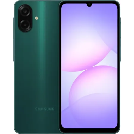 Смартфон Samsung SM-A075F Galaxy A07 128Gb 6Gb зеленый моноблок 3G 4G 2Sim 6.7" 720x1600 Android 15 50Mpix 802.11 a/b/g/n/ac GPS GSM900/1800 GSM1900 Protect microSD max2048Gb