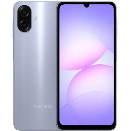 Смартфон Samsung SM-A075F Galaxy A07 128Gb 4Gb фиолетовый моноблок 3G 4G 2Sim 6.7" 720x1600 Android 15 50Mpix 802.11 a/b/g/n/ac GPS GSM900/1800 GSM1900 Protect microSD max2048Gb