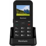Мобильный телефон Xenium X718 черный моноблок 2Sim 1.77" 128x160 Spreadtrum ThreadX RTOS 0.3Mpix GSM900/1800 MP3 FM microSD max32Gb