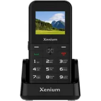 Мобильный телефон Xenium X718 черный моноблок 2Sim 1.77" 128x160 Spreadtrum ThreadX RTOS 0.3Mpix GSM900/1800 MP3 FM microSD max32Gb