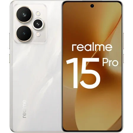 Смартфон Realme RMX5101 15 Pro 512Gb 12Gb белый моноблок 3G 4G 6.78" 1264x2780 Android 15 50Mpix 802.11 a/b/g/n/ac/6 NFC GPS GSM900/1800 GSM1900