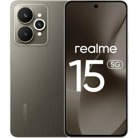 Смартфон Realme RMX5106 15 256Gb 8Gb черный моноблок 3G 4G 2Sim 6.77" 1080x2392 Android 15 50Mpix 802.11 a/b/g/n/ac/ax NFC GPS GSM900/1800 GSM1900 Protect