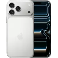 Смартфон Apple A3526 iPhone 17 Pro Max 512Gb серебристый моноблок 3G 4G 1Sim 6.9" 1320x2868 iOS 26 48Mpix 802.11 a/b/g/n/ac/ax/be NFC GPS Protect
