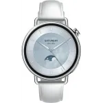 Смарт-часы Xiaomi Watch S4 41мм 1.32" AMOLED корп.серебристый рем.белый разм.брасл.:120-190 мм (BHR07VUGL)