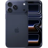 Смартфон Apple A3526 iPhone 17 Pro Max 1Tb темно-синий моноблок 3G 4G 1Sim 6.9" 1320x2868 iOS 26 48Mpix 802.11 a/b/g/n/ac/ax/be NFC GPS Protect