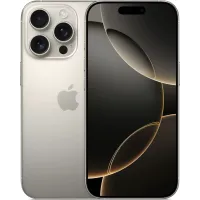 Смартфон Apple A3293 iPhone 16 Pro 128Gb титан моноблок 3G 4G 1Sim 6.3" 1206x2622 iOS 18 48Mpix 802.11 a/b/g/n/ac/ax/be NFC GPS Protect