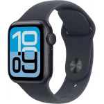 Смарт-часы Apple Watch SE 3 2025 A3324 OLED корп.темная ночь Sport Band рем.темная ночь разм.брасл.:M/L (MEHC4LW/A)