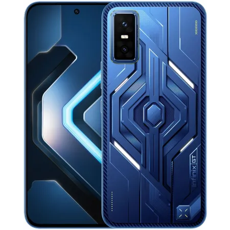 Смартфон Infinix X6876 GT 30 256Gb 8Gb синий моноблок 3G 4G 2Sim 6.78" 1224x2720 Android 15 64Mpix 802.11 a/b/g/n/ac/ax NFC GPS Protect FM