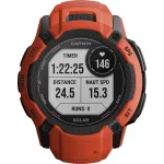 Смарт-часы Garmin Instinct 2X Solar 1.1" LCD корп.красный рем.красный (010-02805-01)