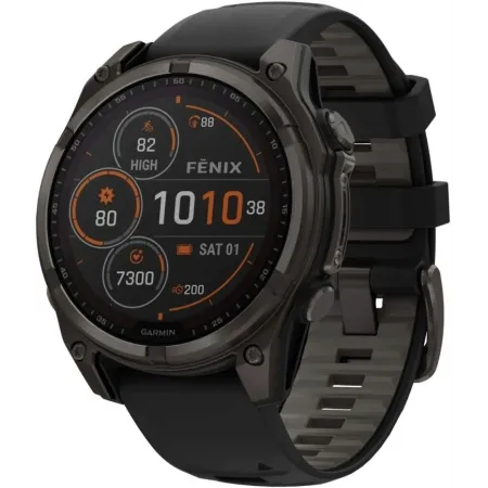 Смарт-часы Garmin Fenix 8 51мм 1.3" AMOLED корп.черный рем.черный (010-02907-11)
