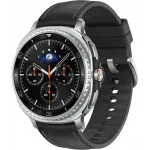 Смарт-часы Samsung Galaxy Watch 8 Classic 46мм 1.3" Super AMOLED корп.серебристый рем.черный (SM-L500NZKAMEA)