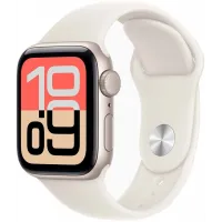 Смарт-часы Apple Watch SE 3 2025 A3325 44мм OLED корп.сияющая звезда Sport Band рем.сияющая звезда разм.брасл.:M/L (MEHJ4LW/A)