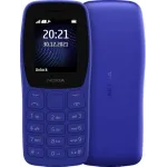 Мобильный телефон Nokia 105 DS TA-1459 синий моноблок 2Sim 1.77" 120x160 Series 30+ GSM900/1800 Protect