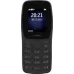 Мобильный телефон Nokia 105 DS TA-1459 темно-серый моноблок 2Sim 1.77" 120x160 Series 30+ GSM900/1800 Protect