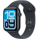 Смарт-часы Apple Watch SE 3 2025 A3325 44мм OLED корп.темная ночь Sport Band рем.темная ночь разм.брасл.:M/L (MEHQ4X/A)