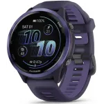 Смарт-часы Garmin Forerunner 570 47мм 1.4" AMOLED корп.фиолетовый рем.фиолетовый разм.брасл.:135-205мм (010-02971-02)