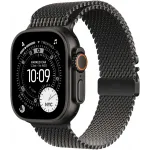 Смарт-часы Apple Watch Ultra 3 2025 A3281 49мм OLED корп.черный титан Milanese Loop рем.черный разм.брасл.:155-185мм (MF1Q4ZP/A)