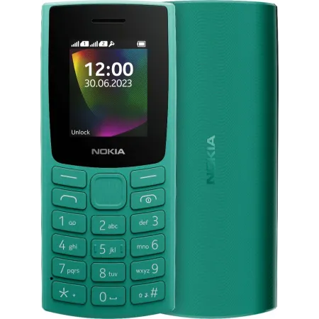 Мобильный телефон Nokia 106 DS TA-1564 зеленый моноблок 2Sim 1.8" 120x160 Series 30+ GSM900/1800 GSM1900 FM microSD max32Gb