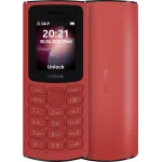 Мобильный телефон Nokia 106 DS TA-1564 красный моноблок 2Sim 1.8" 120x160 Series 30+ GSM900/1800 GSM1900 FM microSD max32Gb