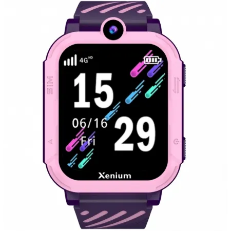 Смарт-часы Xenium W600 1.83" AMOLED корп.розовый рем.фиолетовый (CTW600PK/00)