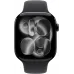 Смарт-часы Apple Watch Series 11 A3333 46мм OLED корп.черный Sport Band рем.черный разм.брасл.:M/L (MEUX4X/A)