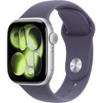 Смарт-часы Apple Watch Series 11 A3331 42мм OLED корп.серебристый Sport Band рем.фиолетовый разм.брасл.:M/L (MEU74X/A) Смарт-часы Apple Watch Series 11 A3331 42мм OLED корп.серебристый Sport Band рем.фиолетовый разм.брасл.:M/L (MEU74X/A)