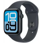 Смарт-часы Apple Watch SE 3 2025 A3325 44мм OLED корп.темная ночь Sport Band рем.темная ночь разм.брасл.:M/L (MEHQ4AF/A)