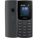 Мобильный телефон Nokia 110 DS TA-1567 0.048 черный моноблок 2Sim 1.8" 240x320 Series 30+ 0.3Mpix GSM900/1800 Protect MP3 FM microSD max32Gb