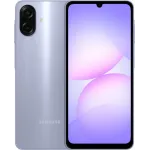 Смартфон Samsung SM-A075F Galaxy A07 64Gb 4Gb фиолетовый моноблок 3G 4G 2Sim 6.7" 720x1600 Android 15 50Mpix 802.11 a/b/g/n/ac GPS GSM900/1800 GSM1900 Protect microSD max2048Gb