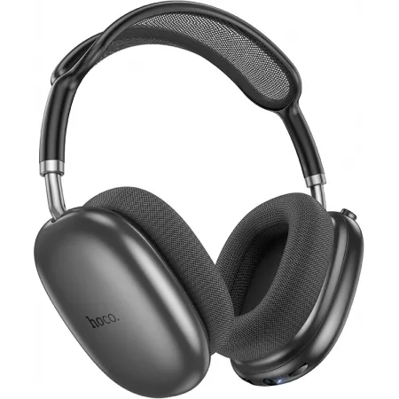 Гарнитура мониторные Hoco W55 1.2м т.серый беспроводные bluetooth оголовье (32683)